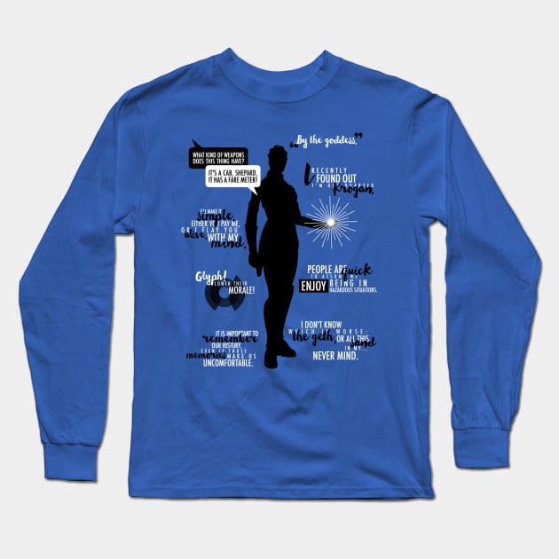 Liara T'Soni Long Sleeve T-Shirt by firlachiel